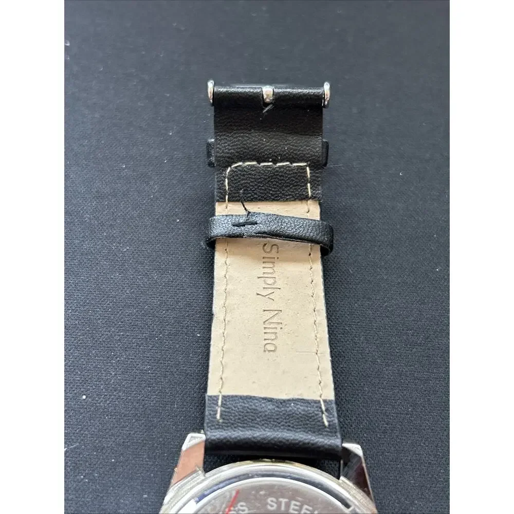 Simply Nina Black Dial And Band Women’s Quartz Watch